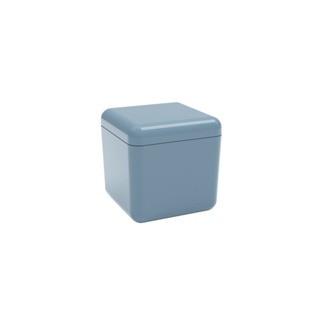 Porta Algodão ou Cotonetes Coza Cube 8,5 x 8,5 x 8,5 cm Azul Fog