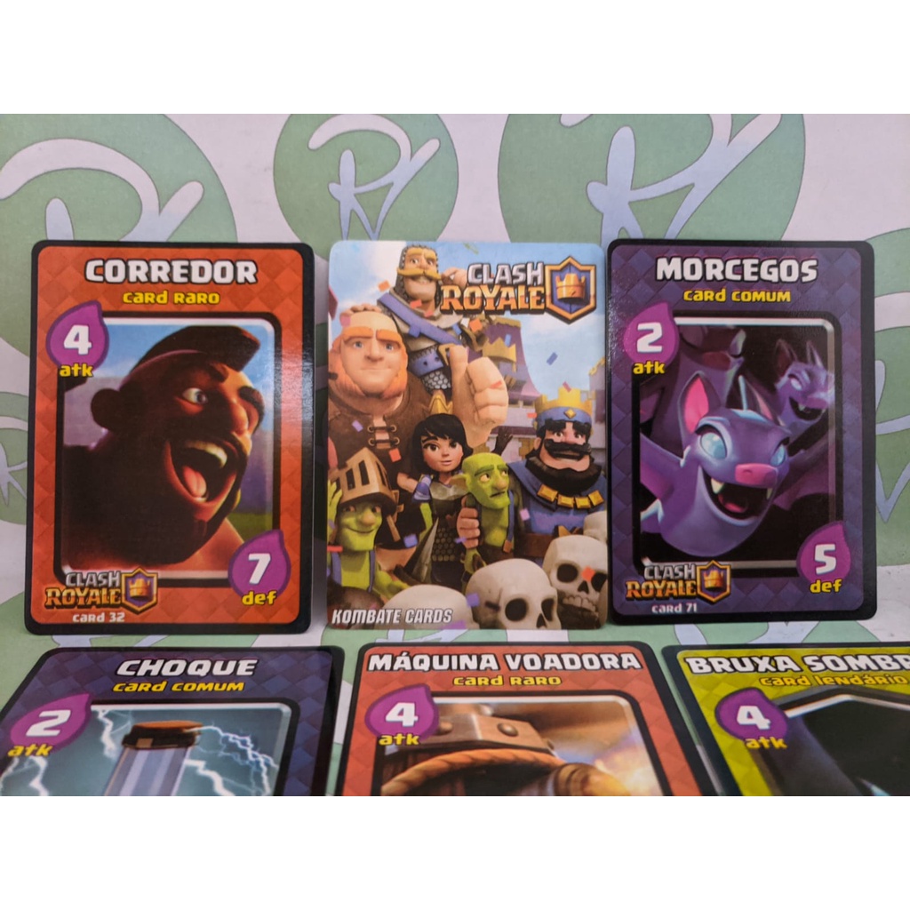 CLASH ROYALE - Card Game Premium - Kit 15 Pacotes com 8 cards (120 cards) -  Estampa e Acabamento de Alta Qualidade