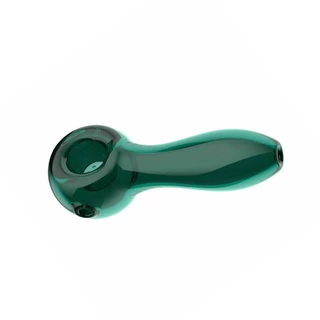 1Piece 4 " Mini Tubo De Vidro 7Hole Colher Verde Bowl Pipe