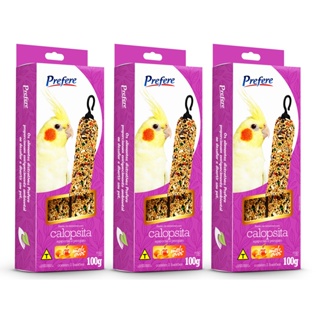 Alimento Para Calopsita Prefere Bastão Tradicional 100gr - 3 un