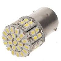 2 - 5 x Lampada 1 polo 50 leds BRANCO super potente 12v kit