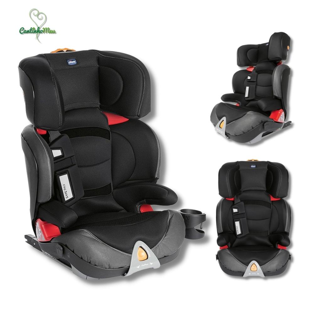 CADEIRA OASYS 2 - 3 FIXPLUS EVO JET BLACK - CHICCO | Shopee Brasil