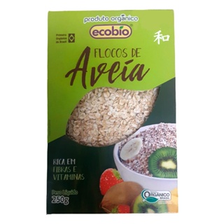 Flocos de Aveia Orgânico Ecobio 250g