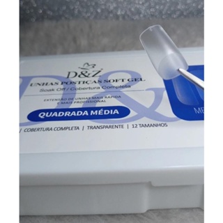 Unha soft gel com 500 unidades cobertura completa