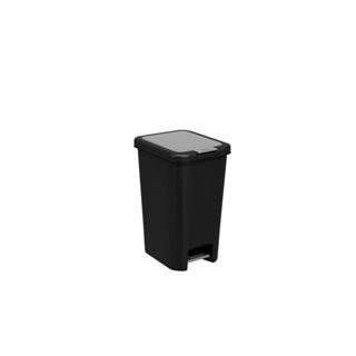 Lixeira Com Pedal Coza Double 10 Litros Preto