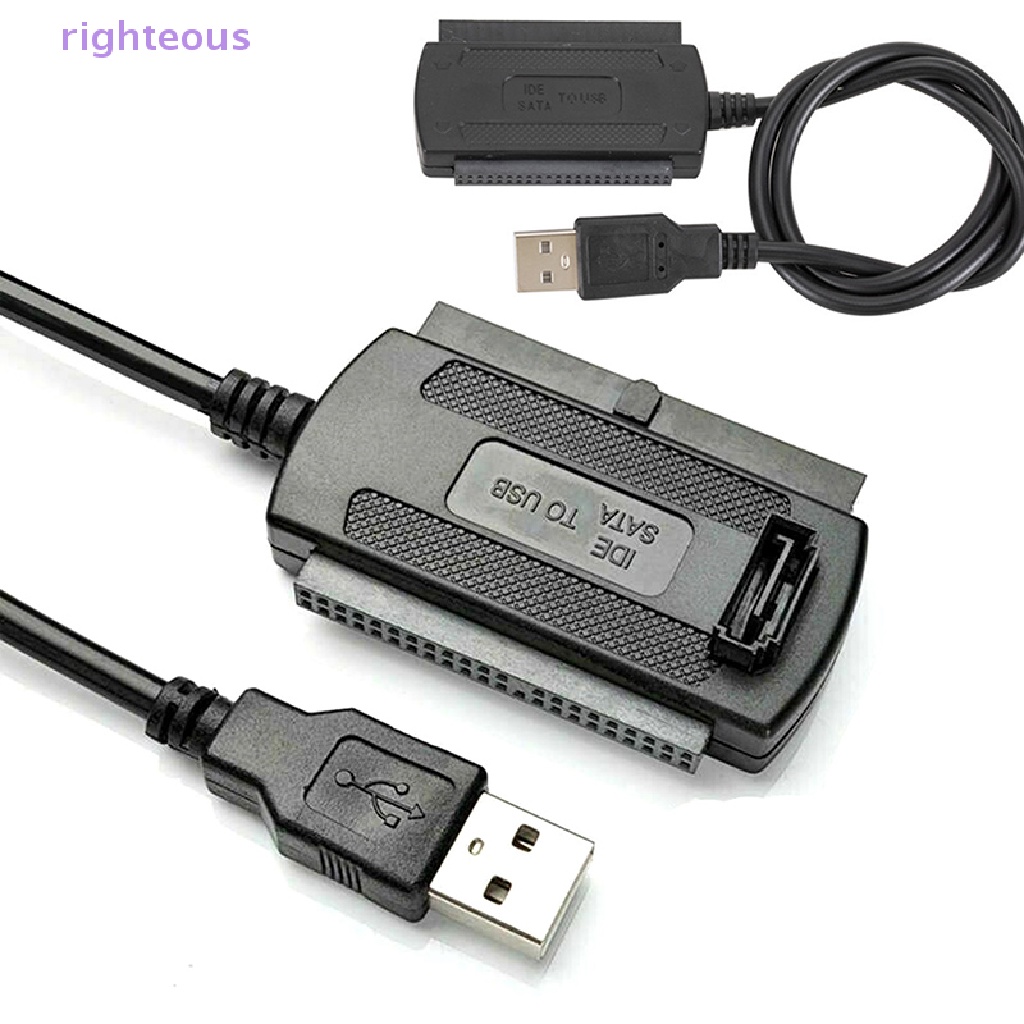 Cabo Conversor Adaptador USB 2.0 Para IDE SATA Disco Rígido De 2,5 3,5 Polegadas Novo