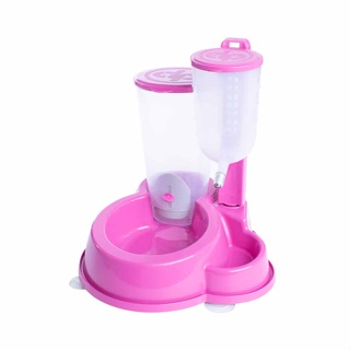 Bebedouro E Comedouro Automático Durafeeder Deluxe Rosa