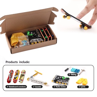 kit de mini skate de dedo profissional Fingerboard pista de skate de dedo  tech deck Skeite Esqueite De Dedo Kit pista de fingerboard skate dedo