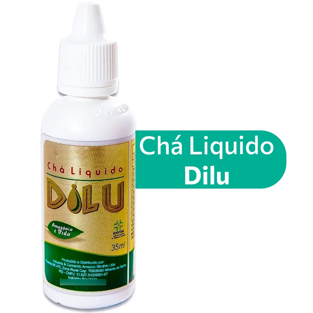 Chá Liquido Dilu Amazon Struthio 35ml | Shopee Brasil