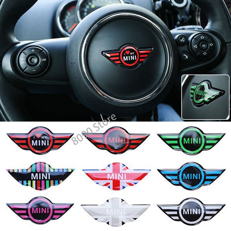 Anello centrale per volante, in lega di alluminio, per Mini Cooper
