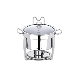 Rechaud Redondo Brinox Savoy 8 Litros 33 x 43 cm Aço Inox