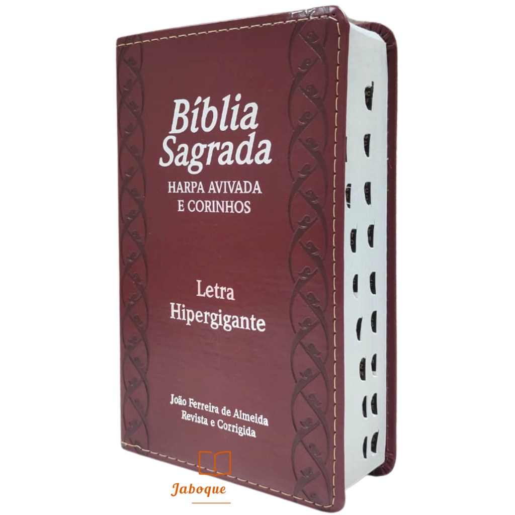 Bíblia Sagrada Feminina/Masculina | Letra Hipergigante | RC | Harpa ...