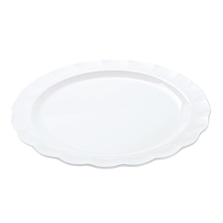 Travessa Redonda Haus Concept Wave Ø41 x 3,6 cm Branco