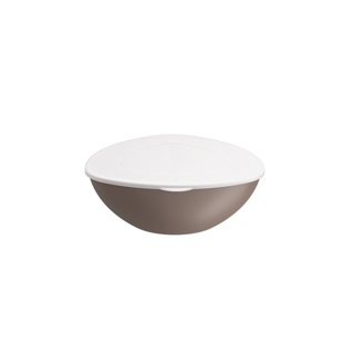 Saladeira Com Tampa Coza Essential 2,5 Litros Warm Gray