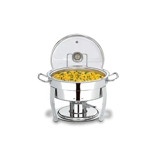 Rechaud Redondo Brinox Savoy 5 Litros 31 x 43 cm Aço Inox em Oferta na Shopee