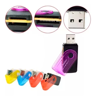 Leitor Usb Gravador Adaptador Cartão Memória Sd Micro Sd