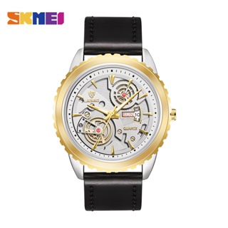 Relógios De Quartzo SKMEI Moda Masculina Pulso Unissex Relógio De Luxo Design De Marca Masculino Pulseira De Couro Wacthes