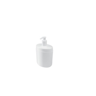 Porta Sabonete Líquido Coza Full 10,6 x 7,7 x 18,9 cm 450 ml Branco