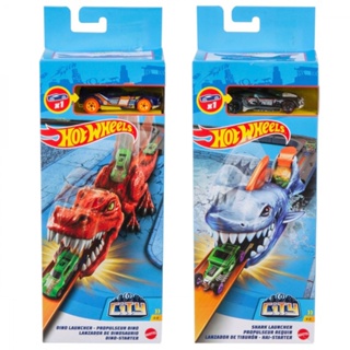 Lançador Hot Wheels City Dinossauro T-rex Mattel Gvf41