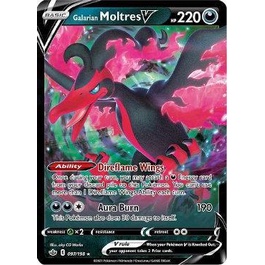 Carta Pokémon Moltres De Galar V Reinado Arrepiante