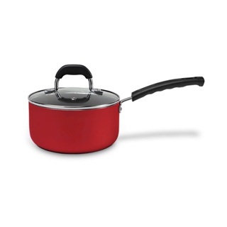 Panela Com Tampa Brinox Saffron Antiaderente 1,45 Litros Ø 16 cm Vermelho