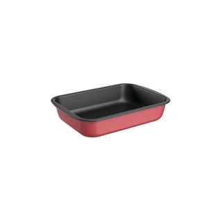 Assadeira Retangular Funda Brinox Bakeware 33,5 x 24 x 6,1 cm Cereja