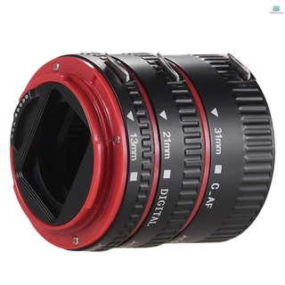 Anel Adaptador De Macro Extensão De Tubo De Foco Automático Portátil Andoer AF (13mm + 21mm + 31mm) Para Lente De Montagem EOS EF-S Substituir A3.20