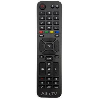 Controle Remoto para Receptor Atto Tv / Pixel Premium 4K / FluxON / Atto Net X 9120 Nf-e TD