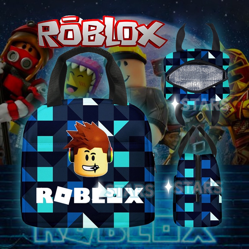 Lancheira Roblox infantil, lancheira para estudantes do ensino