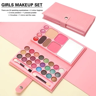 Conjunto De Maquiagem Sombra Brilhante Para Meninas / Princesa / Maquiagem Infantil