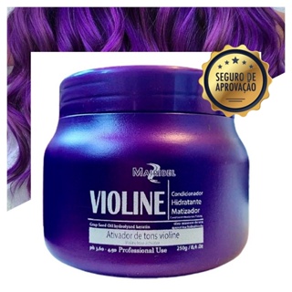 Máscara Matizadora Roxo Violine Intenso | Reflexos Violeta Vibrantes | Cor Duradoura e Brilho Radiante | Transforme Seu Visual Capilar Agora!