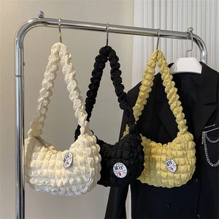 a Nova Bolsa De Ombro casual Feminina Pode Segurar Um Grande Número De Itens . Forma De Mensageiro , Padrão De Nuvem De Palhaço