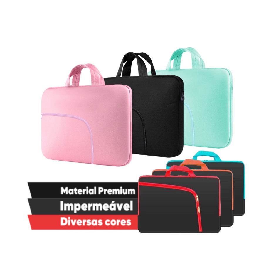 Capa Case Bag Pasta Maleta Para Macbook Notebook Ultrabook promoção Desconto no