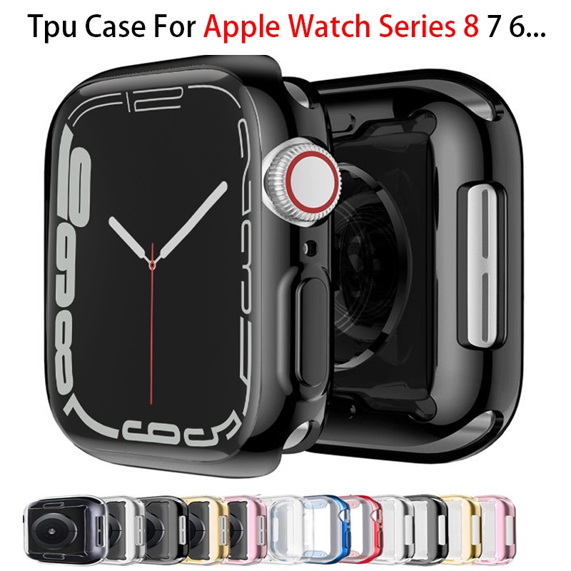 Capa de proteção para Apple Watch 8/7 de 45 mm (relógio e ecrã)- Preto -  77-90529