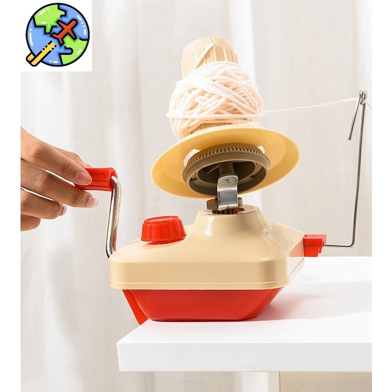 Aparelho Máquina Enrolador Manual de Fios Lanmax Enroladora de Lã Linha Tricô Crochê Manual Enrolar Novelos