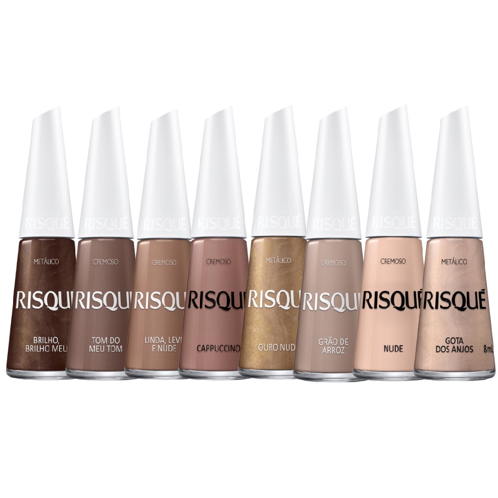 Kit Esmalte Risque Cores Nude Cole O Cremosa Manicure Un Shopee Brasil