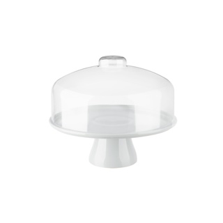 Boleira Com Cúpula Coza Cake Grande Ø 32 cm Branco