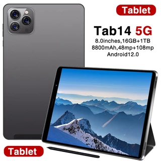 [Versão Global] Tablet De 12GB + 1024GB De 8 Polegadas HD De Tela Cheia Android 8800mAh