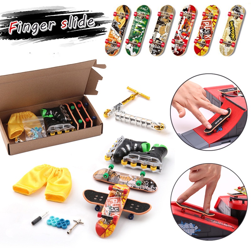 Pista De Skate De Dedo Rampa Brinquedo Infantil Manobras Educativo