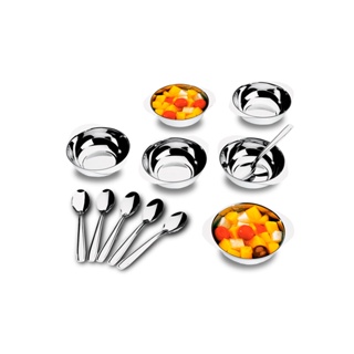 Conjunto Para Sobremesa Brinox Jornata 12 Peças Aço Inox