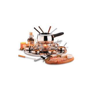Conjunto Para Fondue Brinox Fondue & Petiscos 24 Peças Aço Inox