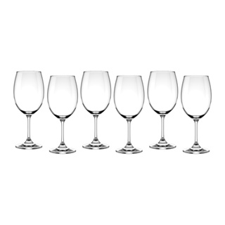 Jogo De 6 Taças Para Água 540 ml Haus Concept Sense Cristal