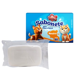 Sabonete para cachorro e Gato Catdog Neutro 80Gr