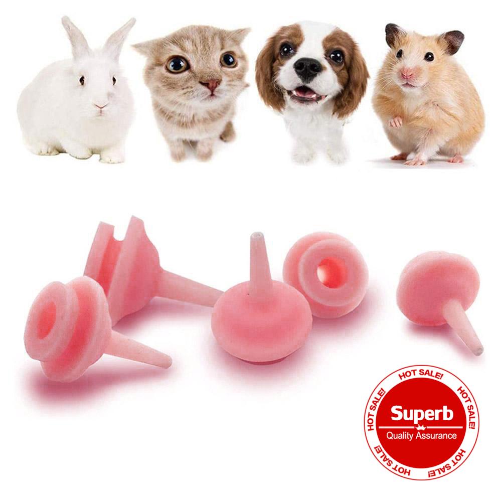 Artefato Alimentador De Silicone Pacifier Pet Gatinho De Mel Rosa Alimentando Mão A1Q9