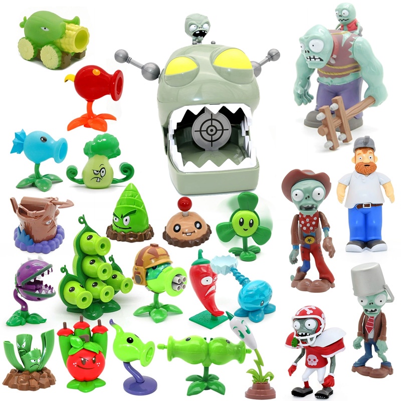 Plants vs . Zombies Jogo De Batalha Único Zumbi Bonecas Em Massa Planta  Figuras Pode Lançamento Suave Vinil Rígido De Plástico Acessórios Do  Brinquedo