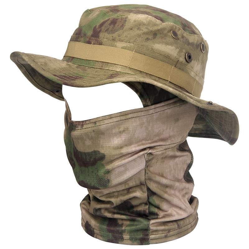 Máscara Tática De Camuflagem Chapéu De Beisebol Boné Militar Skullies Unisex Hip Hop Elástico Exterior