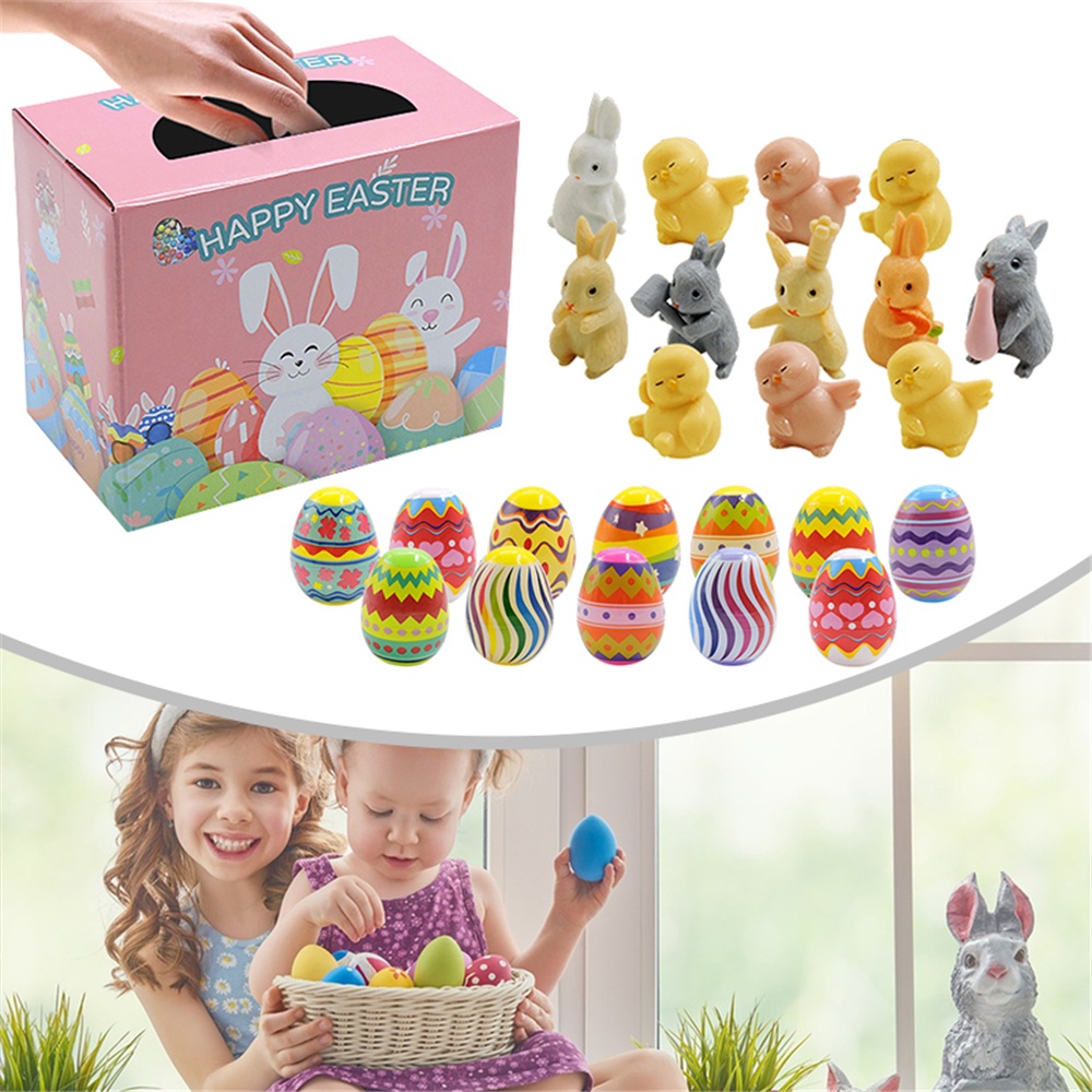 Conjunto De Brinquedos De Ovos De Páscoa Surpresa Recheados Com Bonecas ...