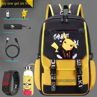 Animação Picachu Mochila Escolar Para Meninos E Meninas