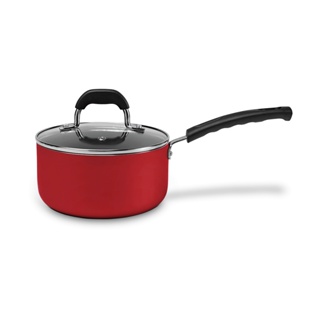 Panela Com Tampa Brinox Saffron Antiaderente 2,5 Litros Ø 18 cm Vermelho
