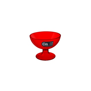 Taça Para Sobremesa Coza Cozy 150 ml Vermelho Transparente
